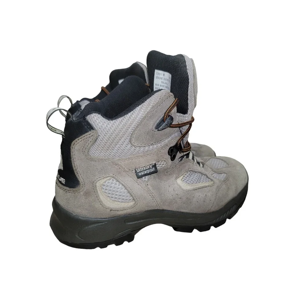 Vasque Breeze Waterproof Hiking Boots Youth Size 6 M Gray Leather Trail Shoes